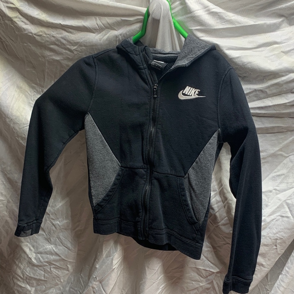 Nike Kids size large zip up hoodie